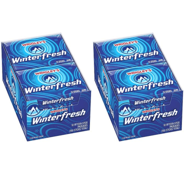Wrigley's Winterfresh Chewing Gum, 15 Pieces Each Pack (Pack of 20) Double Up and Save