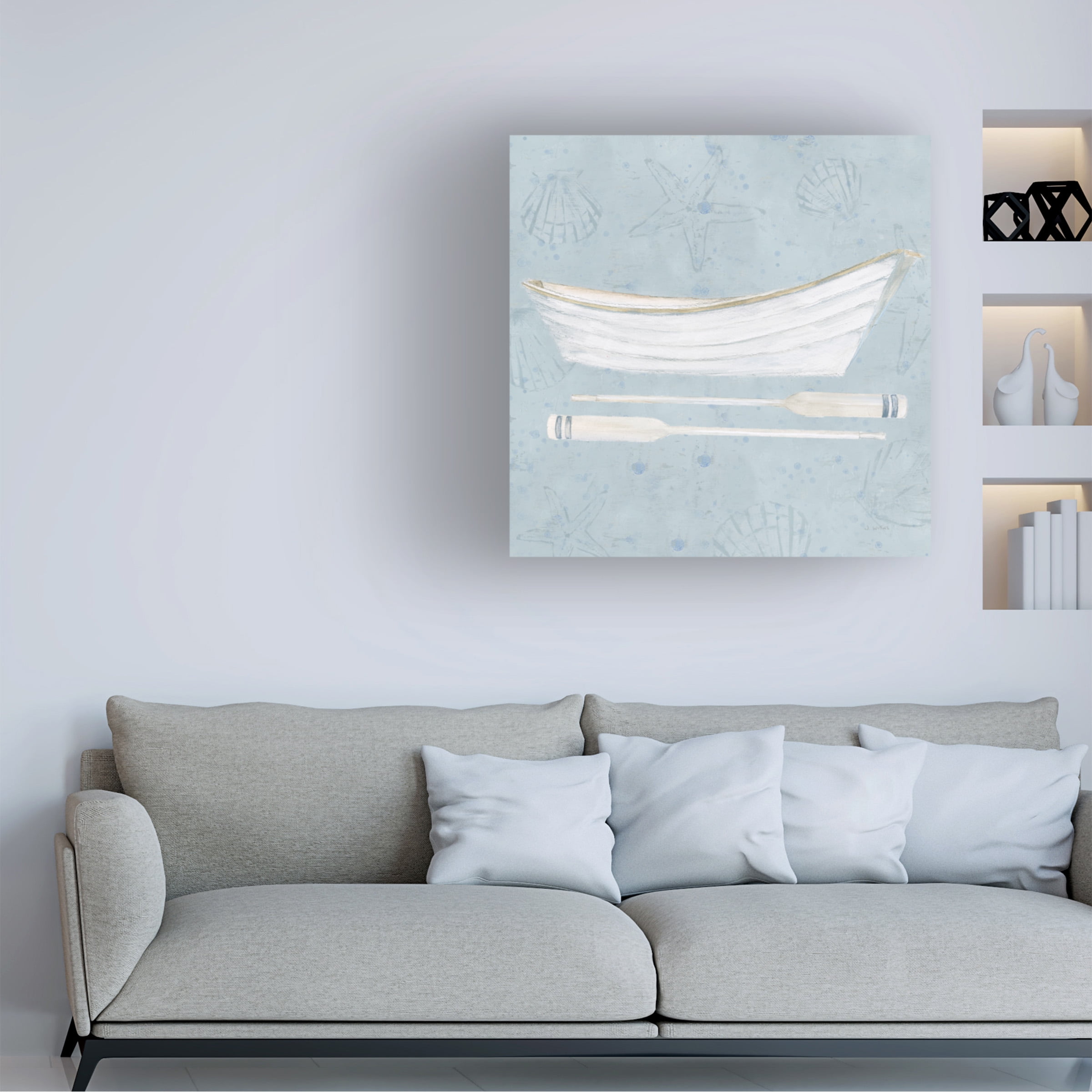 James Wiens 'Serene Seaside I' Canvas Art