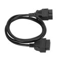 thumbnail image 2 of Diagnostic Cable Connector,1.5m/4.9ft OBD2 16Pin Male Pin Diagnostic Connector OB Extension Cable True Excellence, 2 of 8