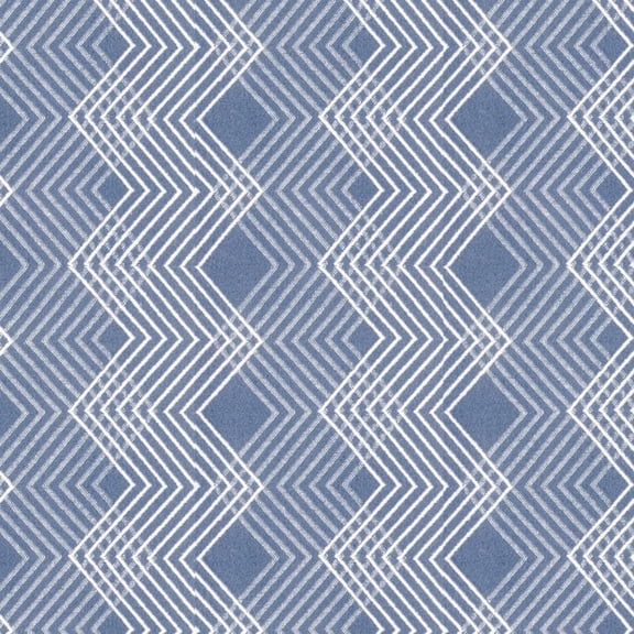Decora Furnishings Jacquard Material Artistic Chevron Design Polyester-Cotton Fabric Sofa Curtains Cushion Chair Craft - 54 inches Width - Fabric By The Yard (Celestial Slate)