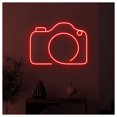 thumbnail image 2 of Letrero De Neón Con Forma Cámara, Diseño Minimalista, Ideal Para Estudios Fotográficos, Brillo Ajustable, 38cm, 2 of 3