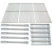 Direct Store Parts Kit DG183 Replacement for Jenn-Air 720-0709B, 720-0727 Gas Grill Stainless Steel Burners, Heat Plates, Cooking Grid