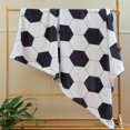 thumbnail image 4 of Soccer Blanket White and Black Sports Ball Throw Blanket Soccer Fans Gifts Soft Cozy Football Blanket for Boys Men Soccer Gifts for Kids and Adults (50"X60", White Soccer), 4 of 6