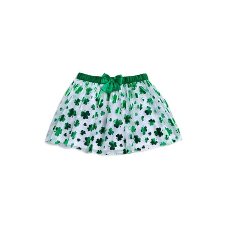 Way to Celebrate Toddler GIrl St. Patrick's Day Foil Tutu