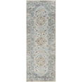 thumbnail image 3 of Mark&Day Washable Rugs, 3x7 Elmdale Traditional Denim Runner Area Rug, Oatmeal Gray Dark Blue Carpet for Hallway, Kitchen, Bedroom or Living Room (2'7" x 7'3" Runner,Machine Washable), 3 of 8