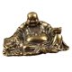 thumbnail image 2 of Golden Small Buddha Statue for Home Use Brass Material Desk Decorations with Details 6.5, 2 of 5