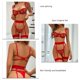 thumbnail image 2 of Conjunto De Lencería Lencería De Encaje Conjunto De Bragas De Sujetador Conjunto De Lencería De Mujer Elegante Y Elegante Conjunto De 3 Piezas De Sujetador De Malla Con Bordado ANGGREK Otros, 2 of 6