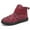 Hot Pink, variant on Fesfesfes Fuax-Leather Boots For Women Snow Plus Velvet To Keep Warm Outdoor Cotton Shoes Skating Shoes High-top Thickening To Keep Warm 41(US:9)