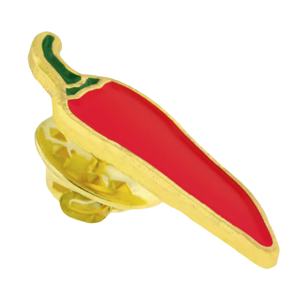 PinMart's Spicy Red Chili Pepper Food Enamel Lapel Pin - image 2 of 3