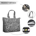 thumbnail image 2 of 22 Inch Oversized Travel Bag Lightweight Canvas Weekender Duffel with Multi Pockets, Animal Print, 2 of 5