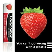 ChapStick Classic Strawberry Lip Balm Tube, 0.15 oz