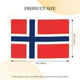 thumbnail image 5 of Norway Flag Sign Banner, Hanging Banners Backdrop Festive Party Decor for Indoor Outdoor, 47 x 71 Inches, 5 of 7