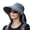 Dark Gray, variant on Outdoor Sun Hat Wide Brim UV Protection Breathable Lightweight Summer Hiking Fishing Hat