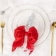 thumbnail image 3 of Cinta decorativa Ribbli satinada con alambre de 6,35 cm x 18,3 m, color rojo, 3 of 5