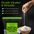 thumbnail image 5 of Aromasong Dead Sea Salt with Aloe Vera, 5 lb Fine Grain Bath Salt, 100% Natural, Resealable Pack for Soak & Scrub, 5 of 7
