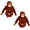 26".2Pack, variant on 26” Punching Monkey Plush Pillow – Emotional Support Stuffed Animal, Soft Zoo-Inspired Hugging Monkey Doll for Adults & Lovers, Cute Stress Relief Gift