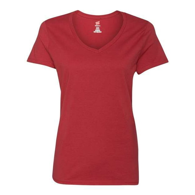 Hanes Womens Nano-T V-Neck T-Shirt