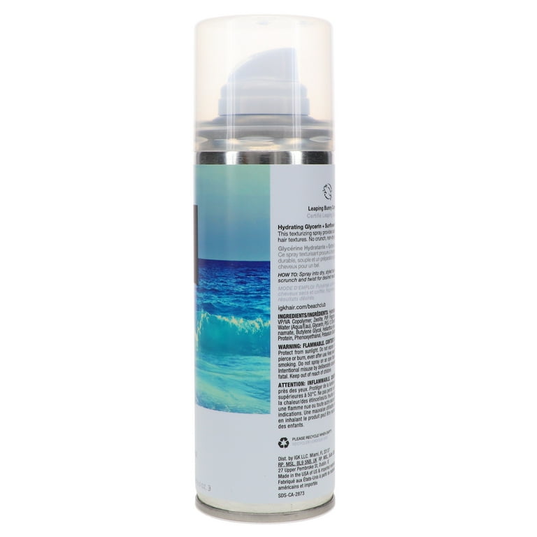 IGK Beach Club Texture Spray, 5 oz Ingredients and Reviews
