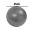 thumbnail image 2 of Stability ball, yoga ball, physical core training, balance-silver-55cm, 2 of 5