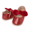 thumbnail image 5 of JAJAHO Baby Toddler Girls Sandels Pu Leather First Walking Shoes Summer Soft Sole Flat Sandels Flexible Barefoot Footwear, 5 of 8