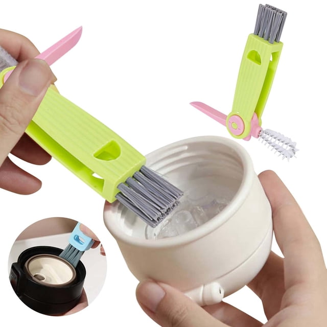 Decoration Three In Cup Brush Multifunctional Insulated Cup Cover Brush Cleaning Brush