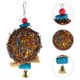 thumbnail image 3 of Bird Chewing Toy Parrot Hanging Chewing Toy Wooden Foraging 2Pcs, 3 of 4
