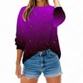 thumbnail image 2 of Censtreet Women's Casual Crew Neck Sweatshirt Loose Soft Long Sleeve Pullover Tops, 2 of 7