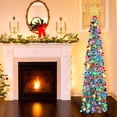 thumbnail image 1 of Árbol de Navidad Racpnel, diseño desplegable, 1,5 m, con luces LED, 1 of 1
