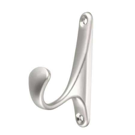 

Uxcell Decorative Curtain Drapery Holdback Wall Mounted Hook for Window Nickel Plated 87mm X 23mm X 47mm 2pcs