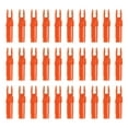 thumbnail image 1 of Uxcell Archery Arrows Nocks 6.2mm, Plastic Insert Arrow Nock Replacement Arrow Tails for Shooting Compound Recurve Orange, 1 of 7