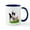White/Navy Inside, variant on CafePress - Easter Kitten With Basket Of Colored Eggs Mugs - 11 oz Ceramic Mug - Novelty Coffee Tea Cup