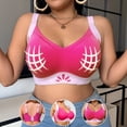 thumbnail image 6 of AHTJRT Smoothing Bra for Women Anti Sagging Wireless Push up Sports Bras No Underwire Fixed Padded Full Coverage Bralettes Hot Pink XXL, 6 of 8