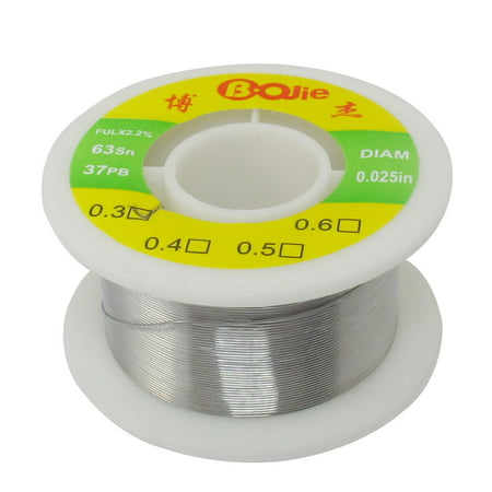 Unique Bargains 0.3mm 63/37 Tin  Rosin Core Flux Soldering Solder Wire Cable