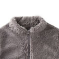 thumbnail image 6 of Zshosam Toddler Coat Winter Fleece Jacket for Zipper Up Stand Collar with Pockets Coats Size 6 12 Months,(Grey 6-12 Months), 6 of 6