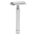 thumbnail image 4 of Rasage, Tondeuse à Barbe Manuelle Portable à Double Tranchant pour Salon de Coiffure, Kit de Rasage Facial pour Hommes Argent Sans Lame, 4 of 8
