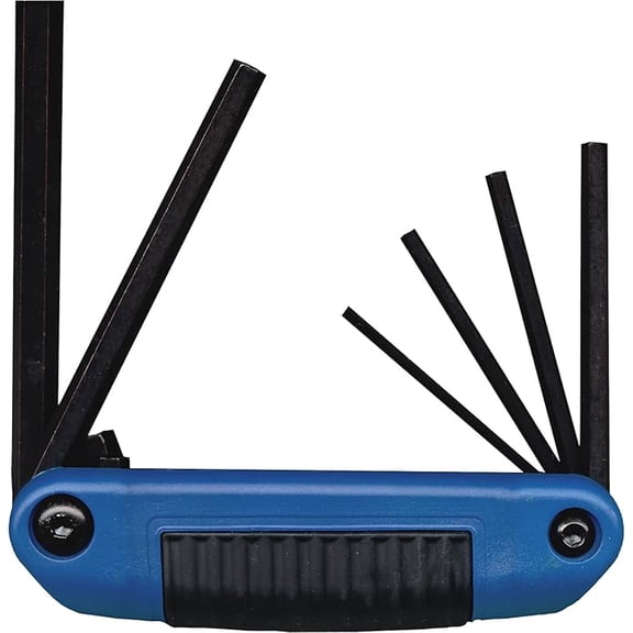 Eklind Tool 25161 Metric 7pc Ergo-Fold Hex Key Set 3mm to 10mm - Large, 6-Piece Set (3mm to 10mm)