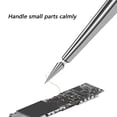 thumbnail image 3 of Professional Tweezers, Ergonomic Grip Stainless Tool for Electronics Repair Model Building Craft, 3 of 8