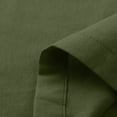 thumbnail image 2 of KaLI_store Blouses & Button-Down Shirts Men's Casual Button Down Short Sleeve Shirt Button Up Summer Beach Regular-fit Cotton Speard Collar Tops Army Green,XL, 2 of 5