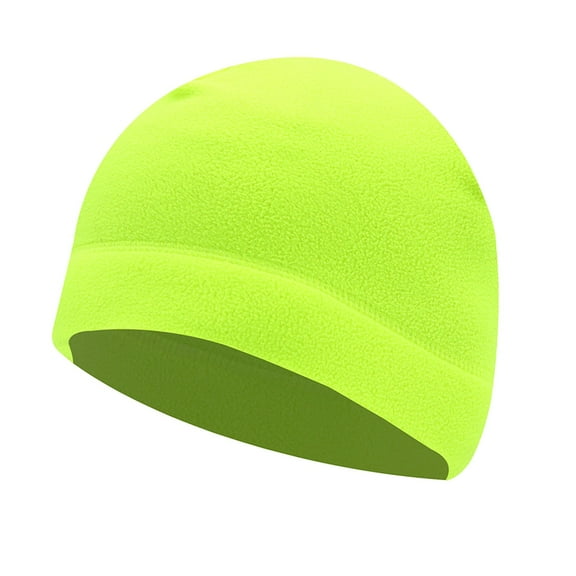 Yuanlong Beret Hats Solid Color Polar Fleece Beanie Caps Soft Spring Outdoor Thick Windproof Watch Cap For Women And Men
