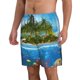 thumbnail image 2 of Fotbe Island And Coral Reef Trajes de Baño Estampados para Hombre, Shorts de Verano de Secado Rápido, Ropa de Playa, Bañadores-Small, 2 of 6