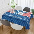 thumbnail image 5 of Coolnut Independence Day Rectangle Tablecloth Spill-Proof Polyester Table Cloth Table Cover for Kitchen Dining Picnic Holiday Party Decoration, 54"x72", 5 of 7
