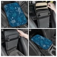 thumbnail image 3 of Blue sea turtle car hand rest pad, 3 of 9