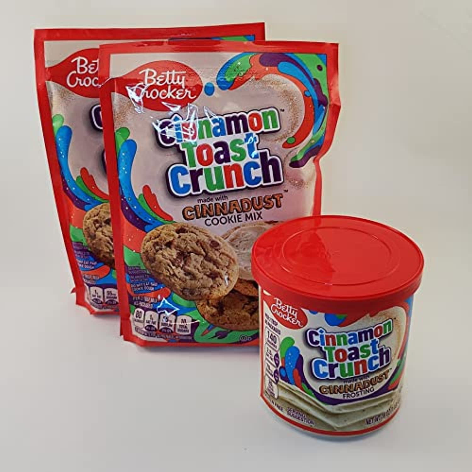 Cinnamon Toast Crunch Sugar Cookie Bundle 2X Betty Crocker Cinnamon