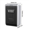 thumbnail image 4 of 3X Caja de Bloqueo Combinacion de 4 Digitos Caja Impermeable Aleacion de Aluminio Resistente Al Clima Clave Hider con Codigo Reiniciable Clave de Almacenamiento Montado En la Pared, 4 of 5