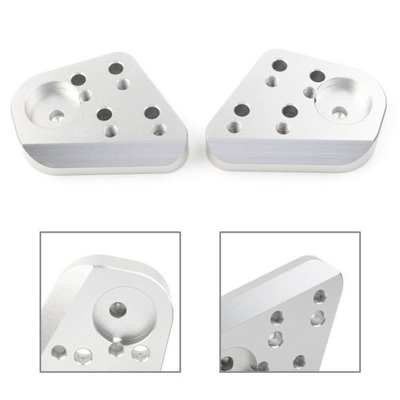 ZS Silver Handlebar Riser For BMW R1200RT R1100R R1200 Motorcycle Accessories Parts