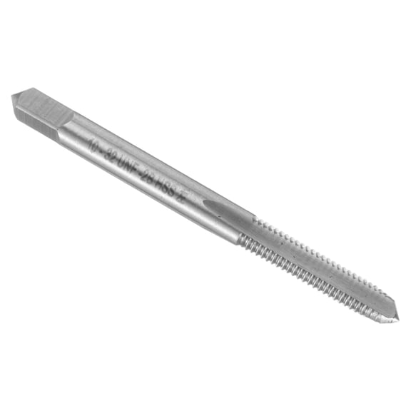 Uxcell Hand Plug Tap #10-32 UNF 2B Left Hand Thread Plug Style Taps Straight Flute Screw Tapping Threading Tool