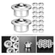 thumbnail image 2 of Rodamiento de rodillos de 16 Uds., rueda giratoria para muebles de 5/8 pulgadas, rodamiento de bolas, 2 of 6