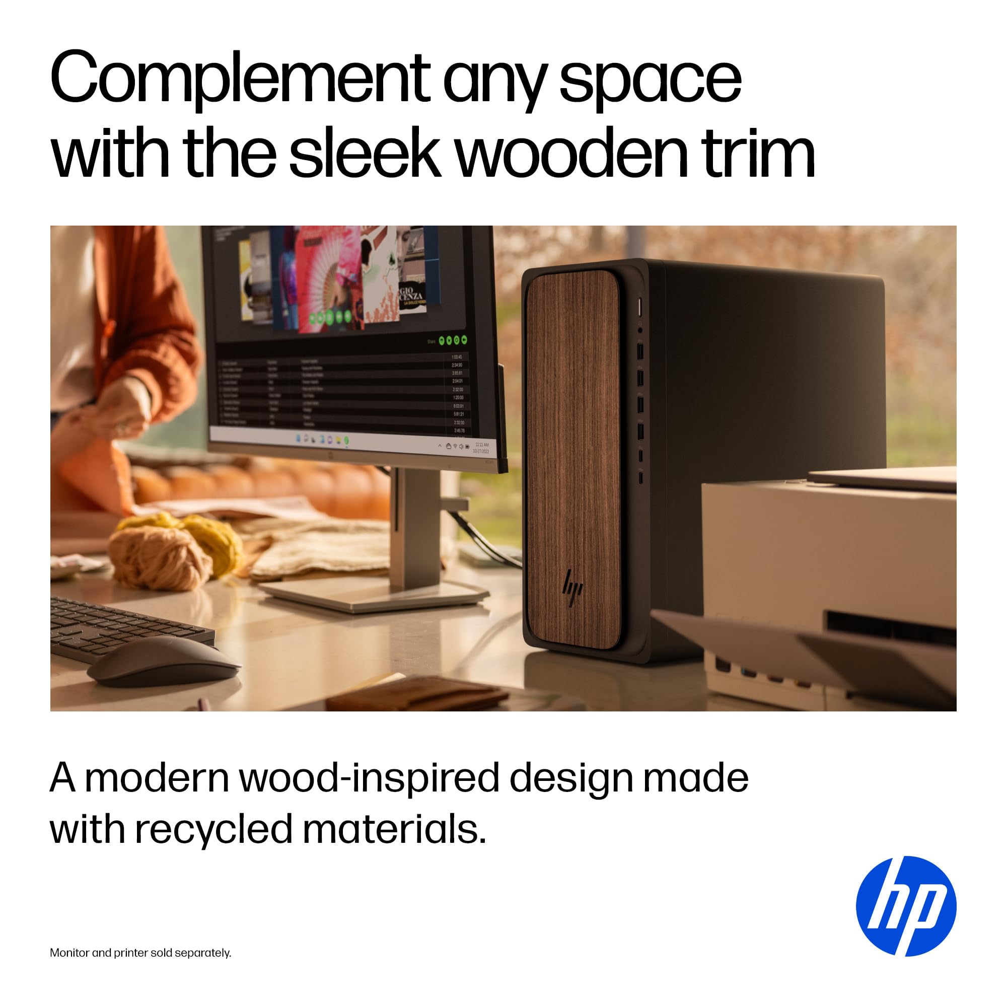 HP OmniDesk Desktop PC, Intel Core Ultra 5 225, 16 GB RAM, 512 GB