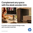 thumbnail image 3 of HP OmniDesk Desktop PC, Intel Core Ultra 7 265, 32 GB RAM, 2 TB SSD, Intel Graphics, Windows 11 Home, Microsoft Copilot, Dark Wood, M03-0060 (2025), 3 of 5