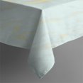 thumbnail image 6 of 60x60in(152x152cm) Square Tablecloth, Waterproof Polyester Table Cover, Wrinkle Resistant & Washable Fabric for Dining, Kitchen, Picnic, Turquoise Marble Pattern, 6 of 6